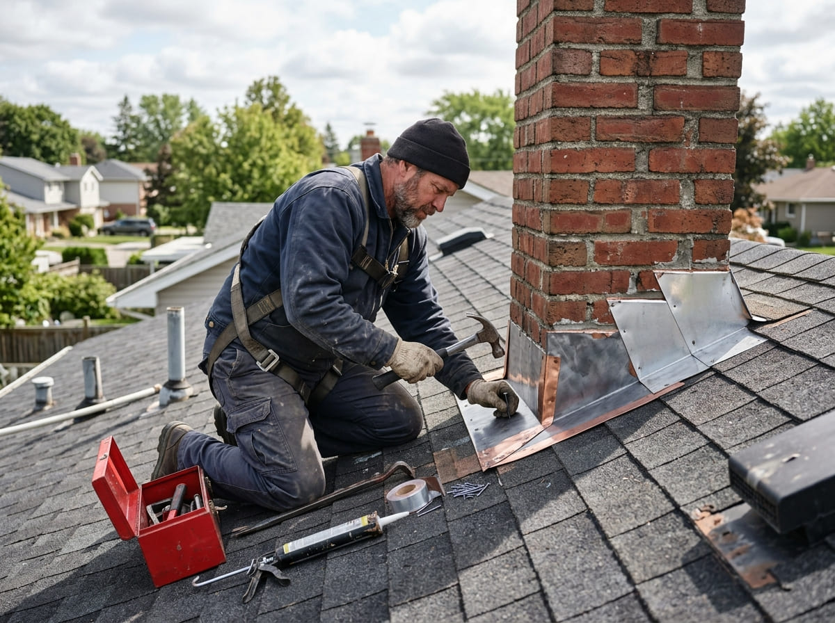 Roof Flashing Repair in Topeka KS