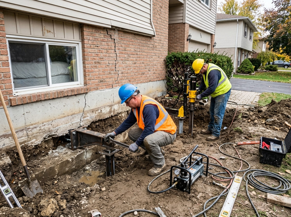 Foundation Settling Repair in Topeka KS