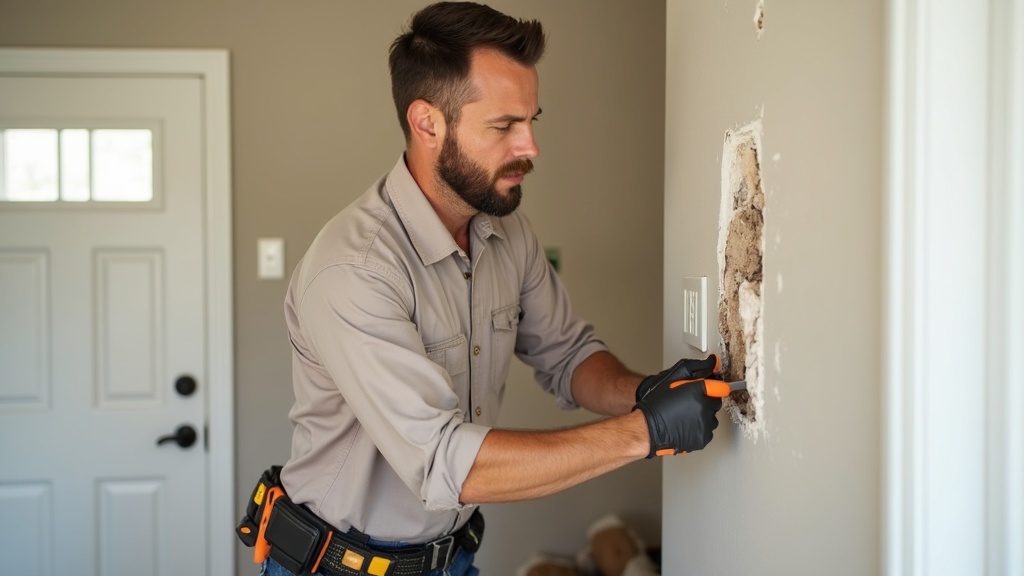 Handyman performing general home repairs in Topeka KS