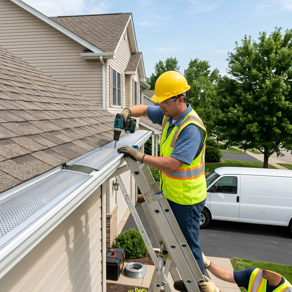 Gutter Guard Installation in Topeka KS